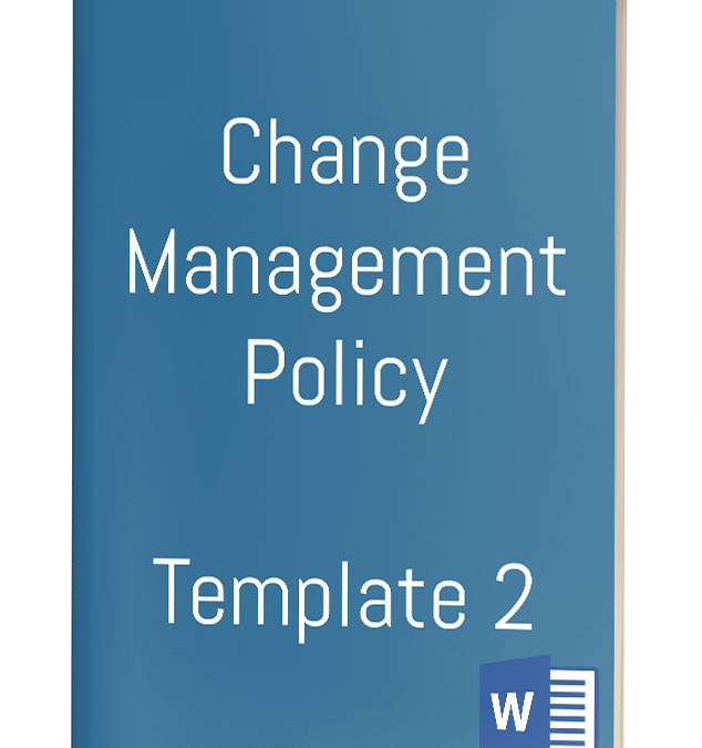 Change Management Policy – Template 2