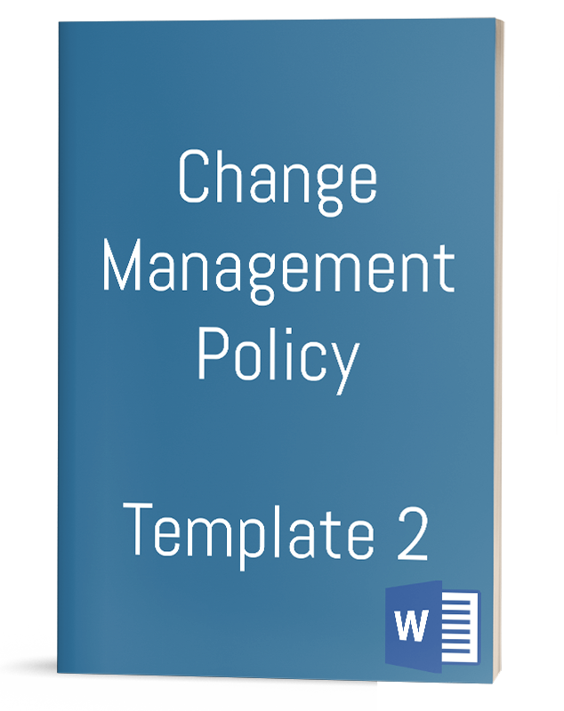It Change Management Policy Template