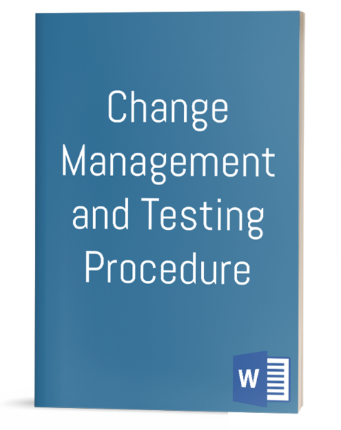 Change Management and Testing Procedure