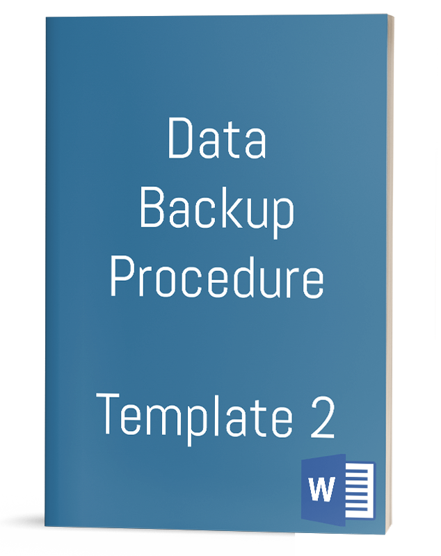 Data Backup Procedure Template 2 It Procedure Template