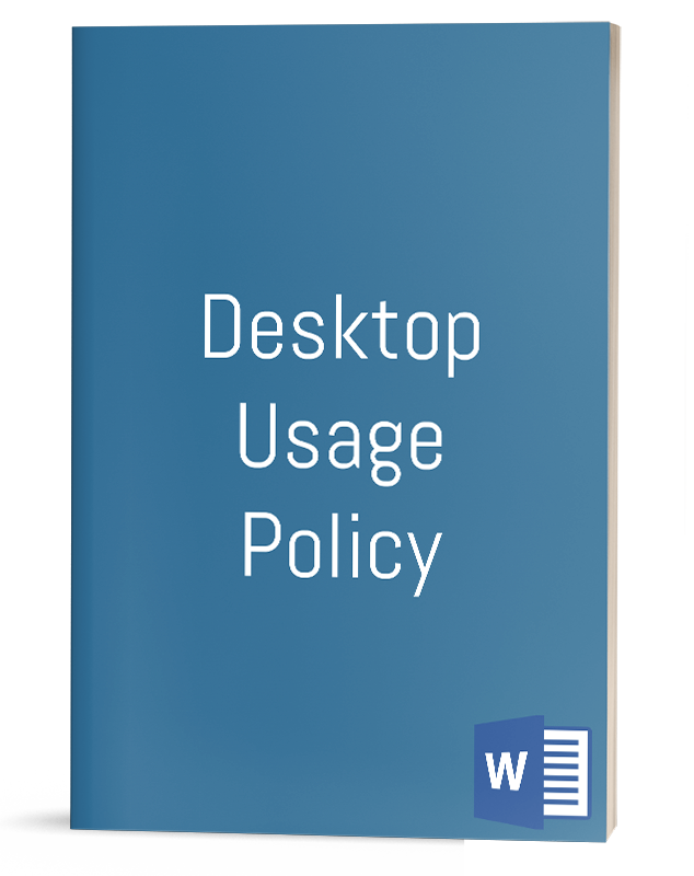 Desktop Usage Policy IT Procedure Template