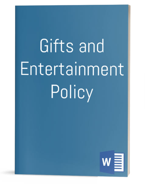 Gifts and Entertainment Policy