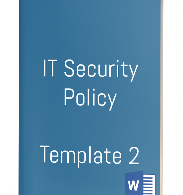 IT Security Policy – Template 2