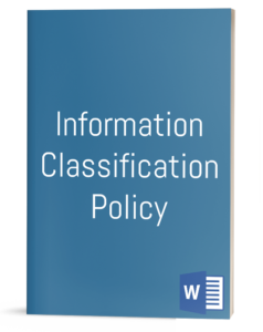 Information Classification Policy