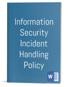 Information Security Incident Handling Policy