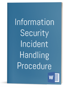 Information Security Incident Handling procedure