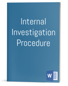 Internal Investigation Procedure