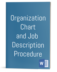 Organization Chart and Job Description Procedure
