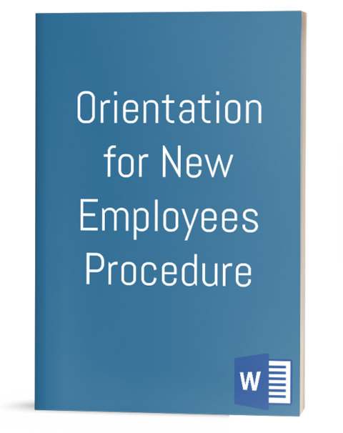Orientation for New Employees Procedure