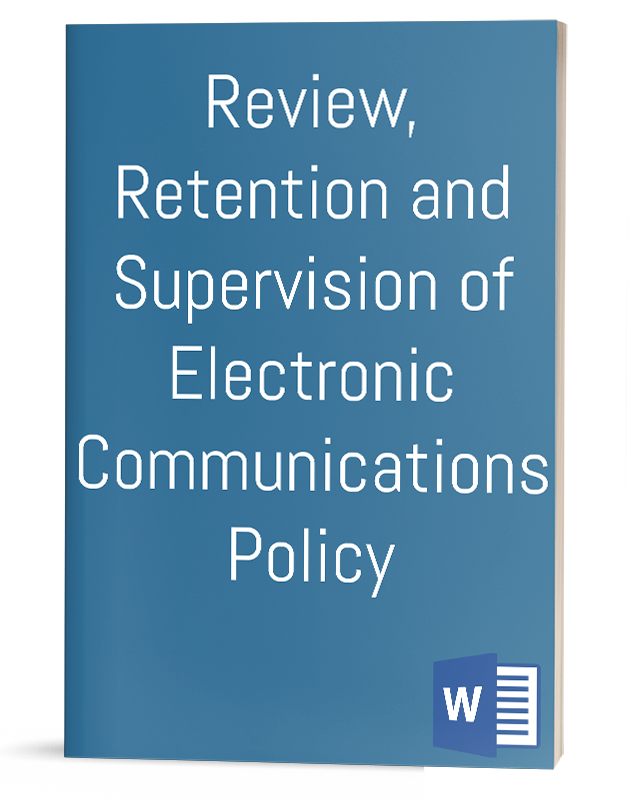Electronic Communications Policy Review IT Procedure Template