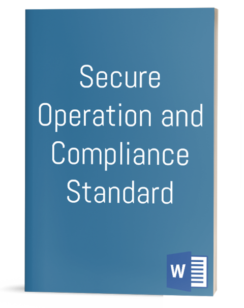 Secure Operation and Compliance Standard