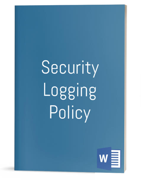 Security Logging Policy | IT Procedure Template