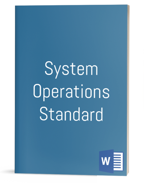 System Operations Standard