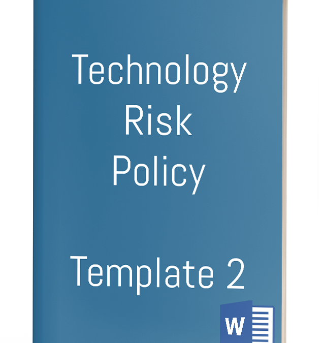 Technology Risk Policy – Template 2