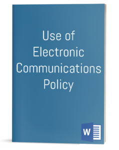 Use of Electronic Communications Policy