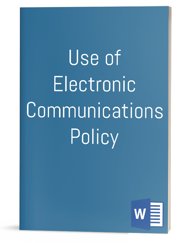 Use of Electronic Communications Policy IT Procedure Template