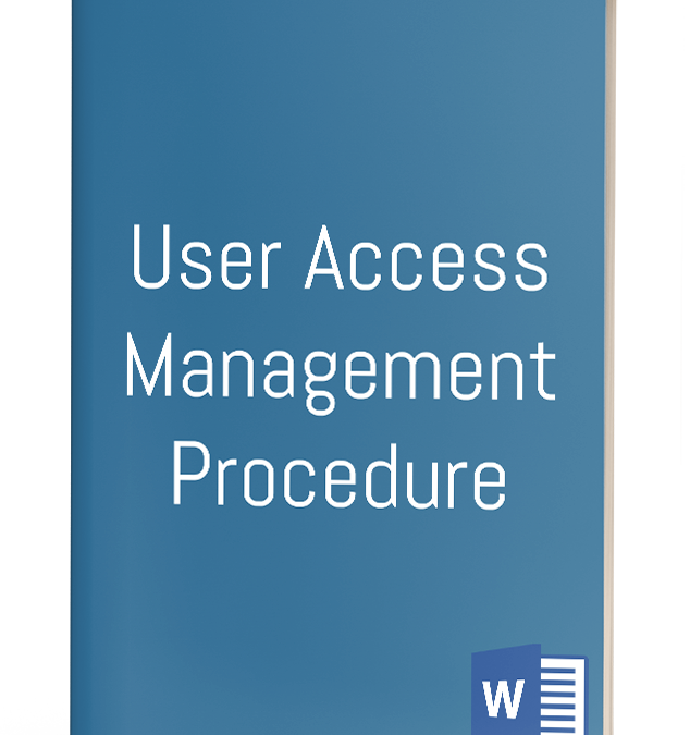Identity and Access Management Page 2 of 4 IT Procedure Template