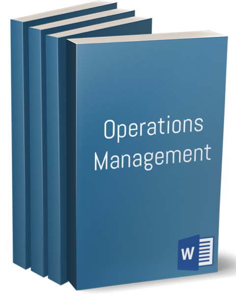 Operations Management policies and procedures