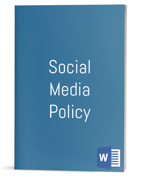 Social Media Policy template