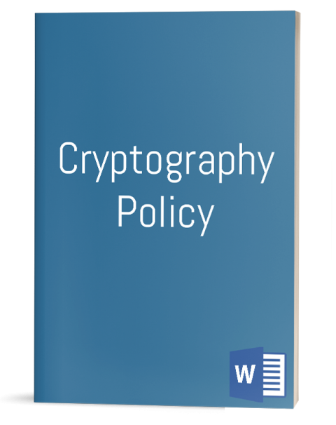 Cryptography Policy template